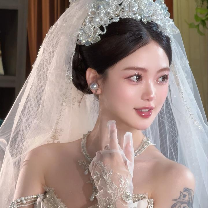 西式婚礼造型皇冠头饰A1967K