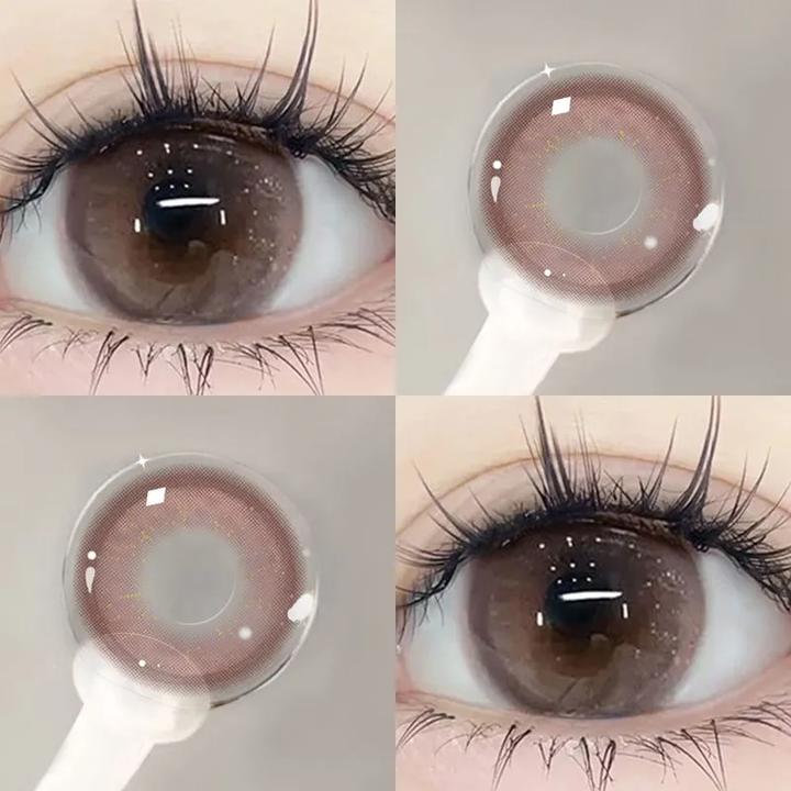 琪瞳恋爱脑美瞳半年抛2片隐形眼镜柔情蜜意14.2小直径新款有度数