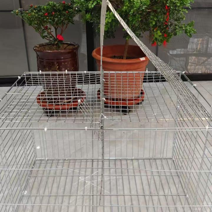 新款鸟笼鸽笼家用自动天落旋转笼翻板笼户外加粗鸽子养殖场专用