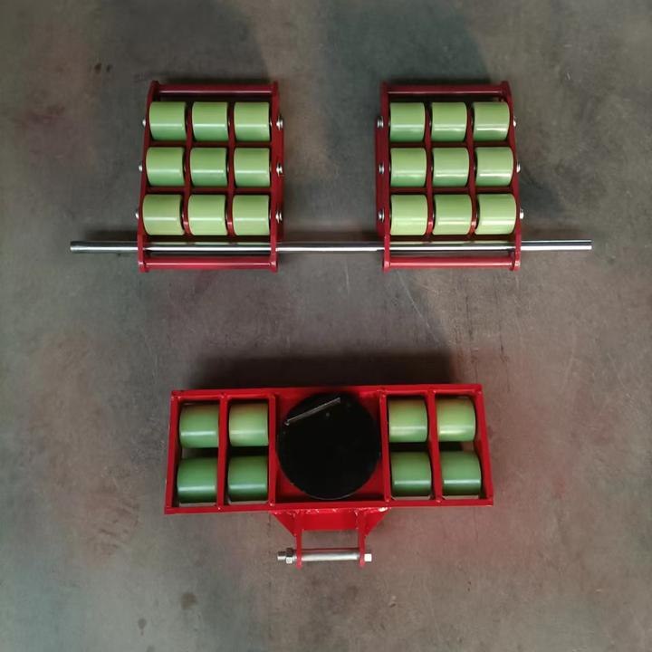 万向搬运地坦克车地牛横向纵向越野进口聚氨酯轮加厚钢板搬运工具