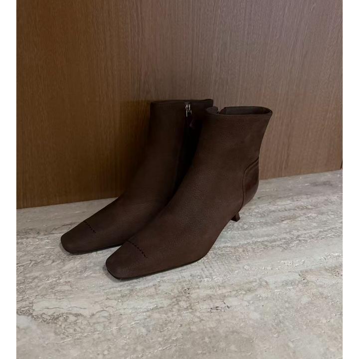 TANTAN 时尚气质百搭秋冬高跟时装靴3612