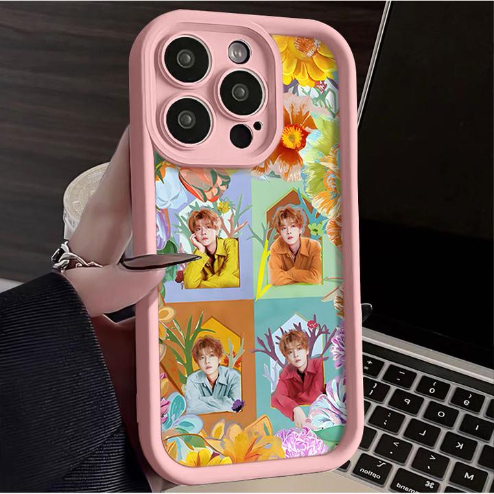 鹿晗四巡适用iphone16苹果手机壳15promax金刚砂14软13全包1211