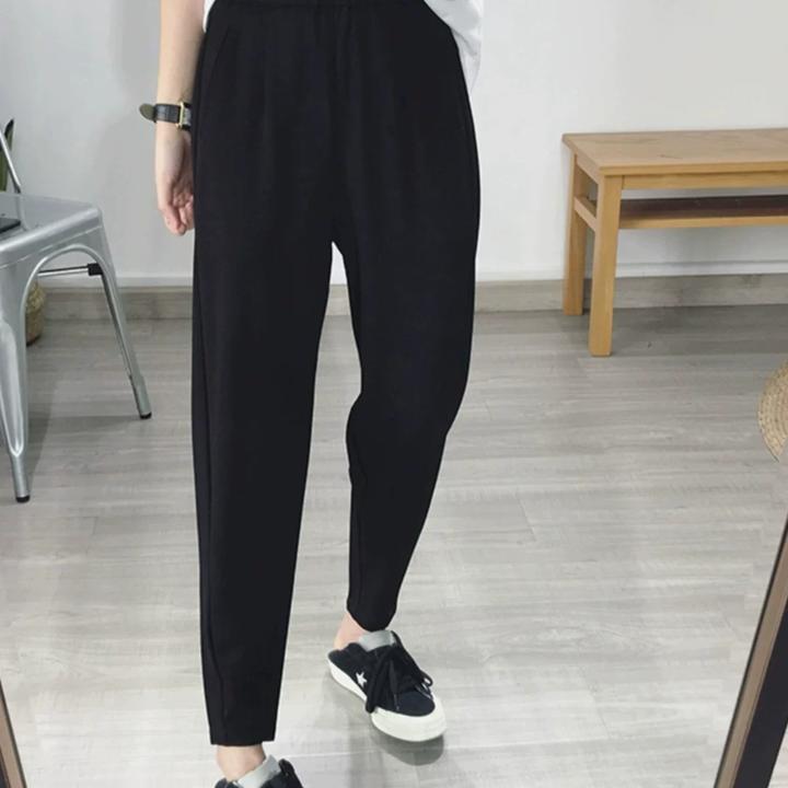 Y6055【裤长92】时尚哈伦裤女春秋款显瘦萝卜裤【以直播间实物为准】