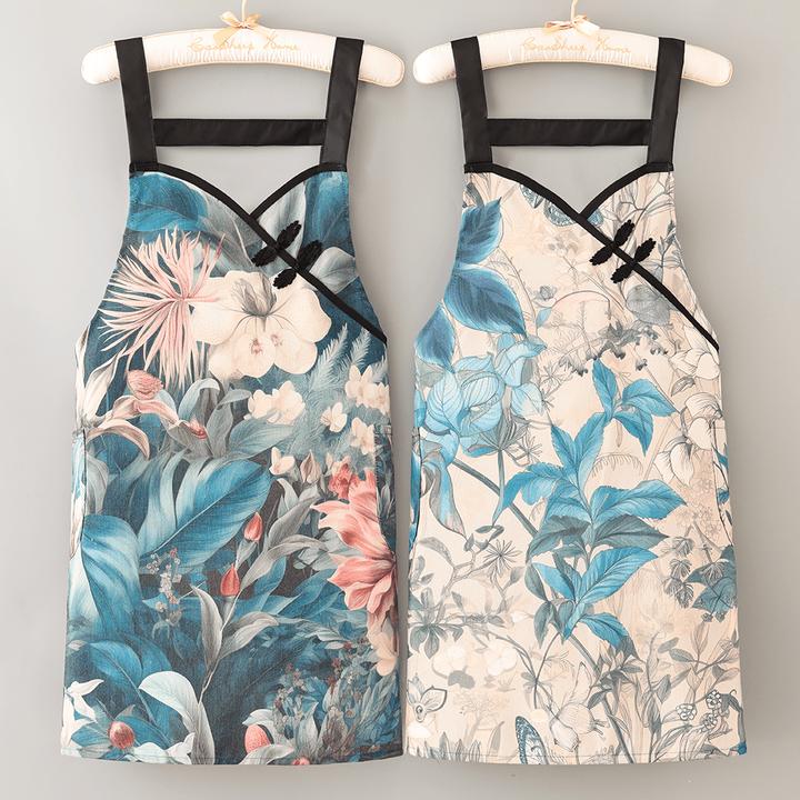 【新疆包邮乌市直发】成人松弛感围腰背带围裙防油透气耐脏耐磨