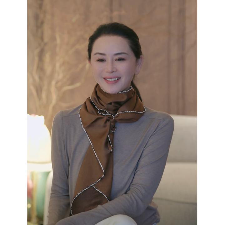 璇之恋·王璇羽茉-雪国颈巾围巾100%桑蚕丝王璇原创设计