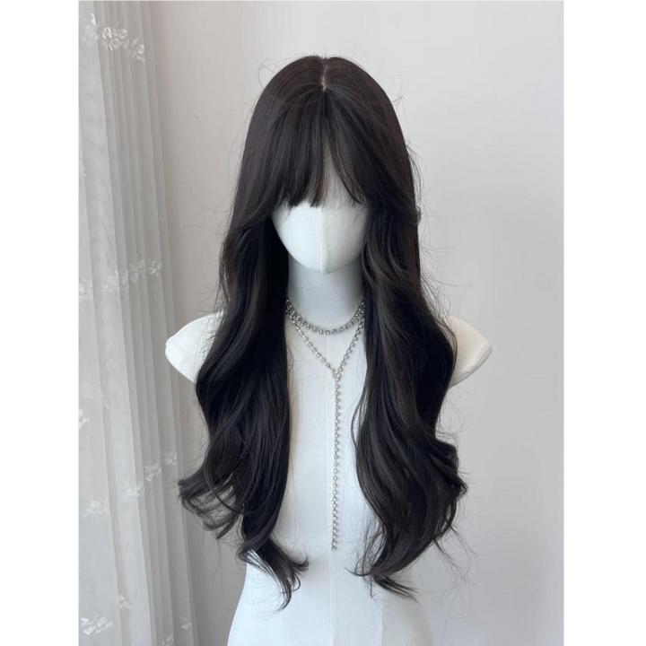 水舞沙长发自然仿真式假发女全头套大波浪慵懒韩系公主氛围感卷发