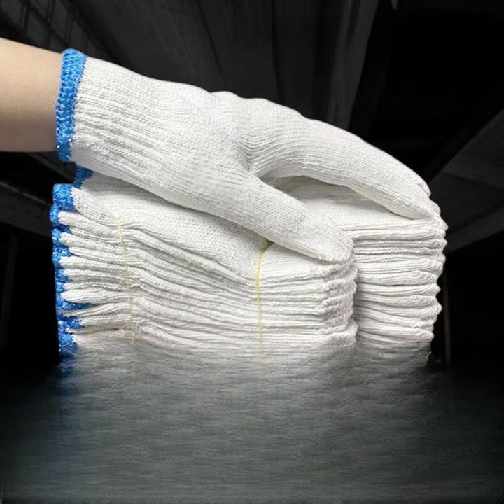 劳保手套大件批发耐磨加厚棉纱薄款棉线纯棉耐用男女建筑防护干活
