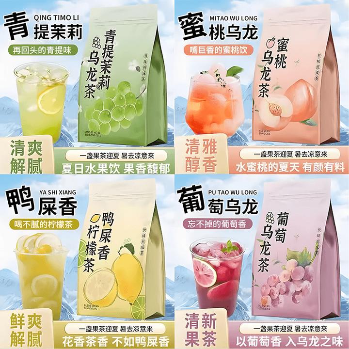 蜜桃乌龙青提茉莉花茶多种口味冷泡茶女生超爱喝茶包