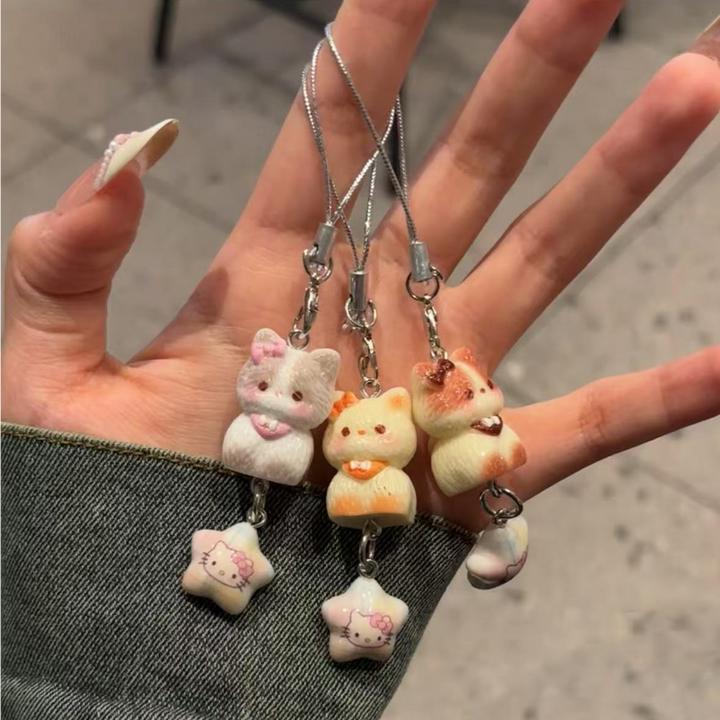 可爱小猫星星挂件卡通百搭少女风挂件包包吊坠礼物挂饰