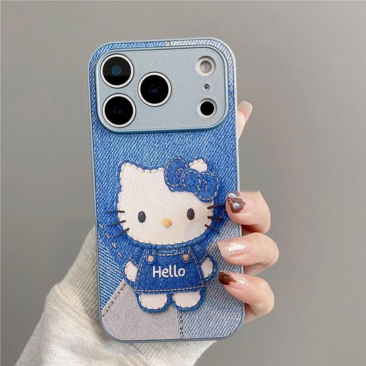 牛仔纹kt适用苹果17promax手机壳iphone17新款16布纹15硅胶14防摔