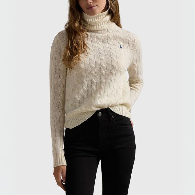 POLO RALPH LAUREN拉夫劳伦 女士高领老钱羊绒针织毛衣211888686