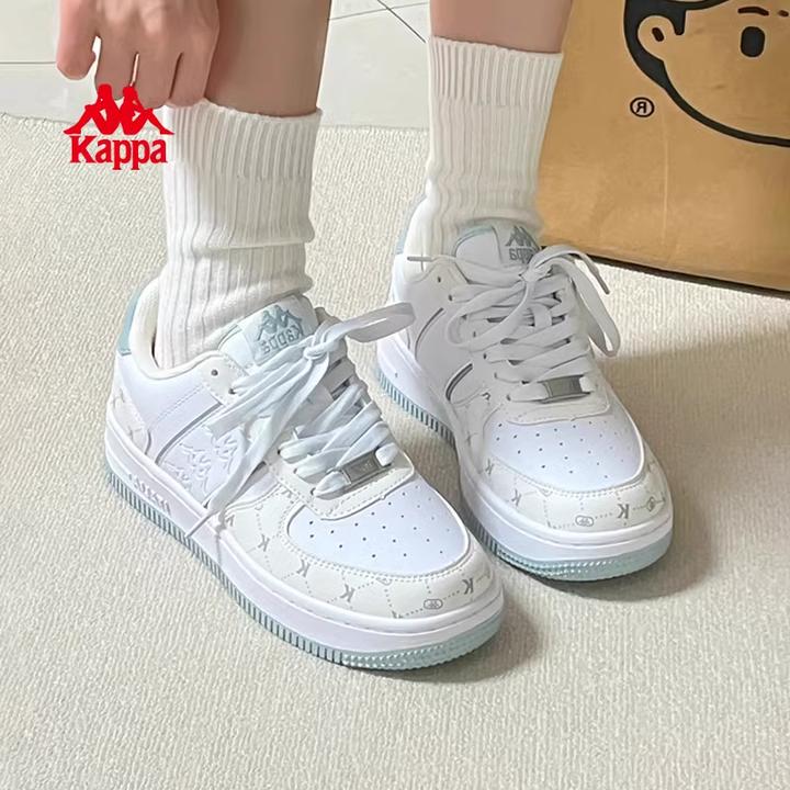 Kappa卡帕女鞋爆款板鞋2025秋季新款小白鞋厚底百搭休闲鞋子06CJ