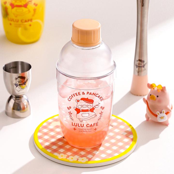 川岛屋&lulu猪联名 雪克杯一套调酒器shake杯手打柠檬茶奶茶工具