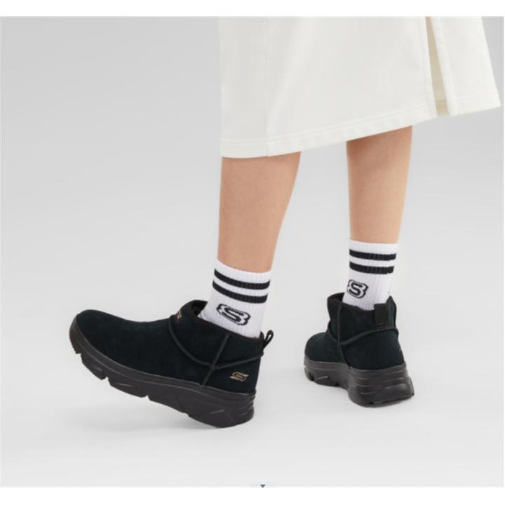 SKECHERS/斯凯奇冬季新款雪地靴女加绒加厚保暖户外休闲百搭短靴