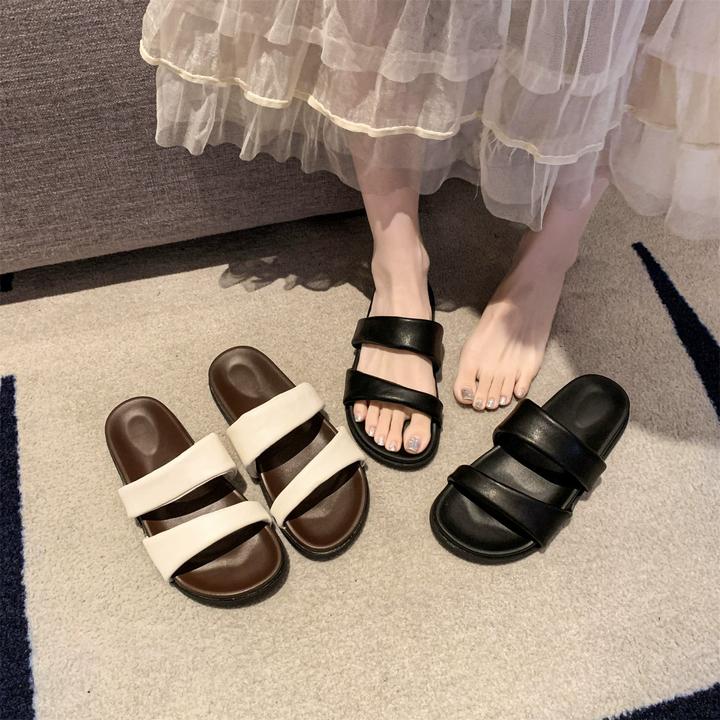 bejeaho厚底拖鞋女夏外穿时尚高级感绝美配裙子小个子增高凉拖鞋