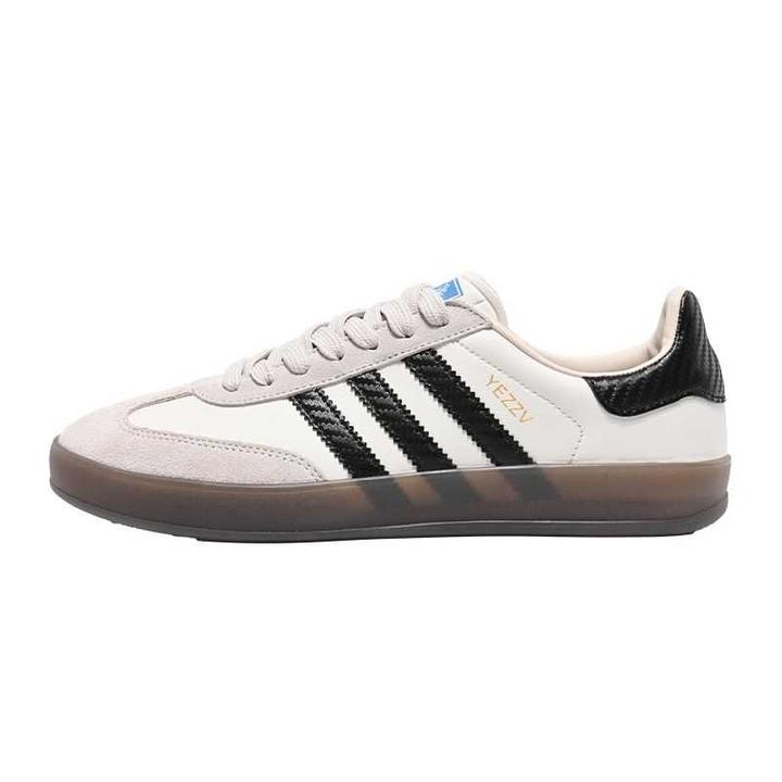 草莓熊德训鞋真皮鞋子男款板鞋复古男鞋黄色休闲鞋粉色女鞋HQ8716