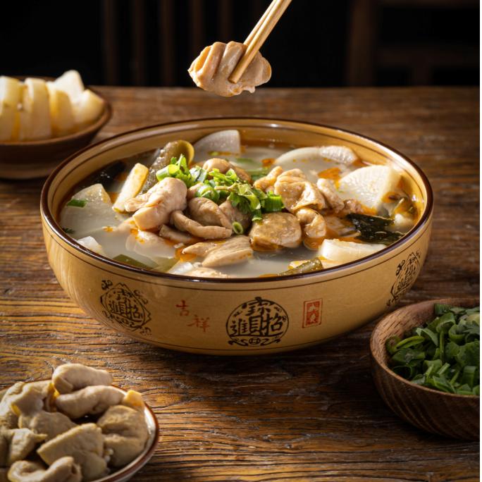 南充特色南部肥肠肉制品南充名小吃新鲜肥肠制作加热即食下饭菜