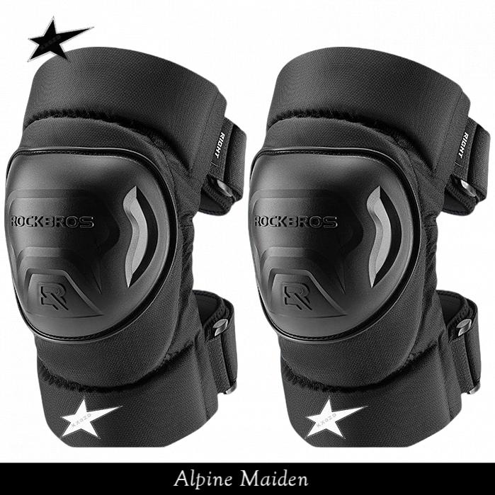 正品现货A星Alpine Maiden摩托车护膝护具机车骑行护腿防摔男防撞