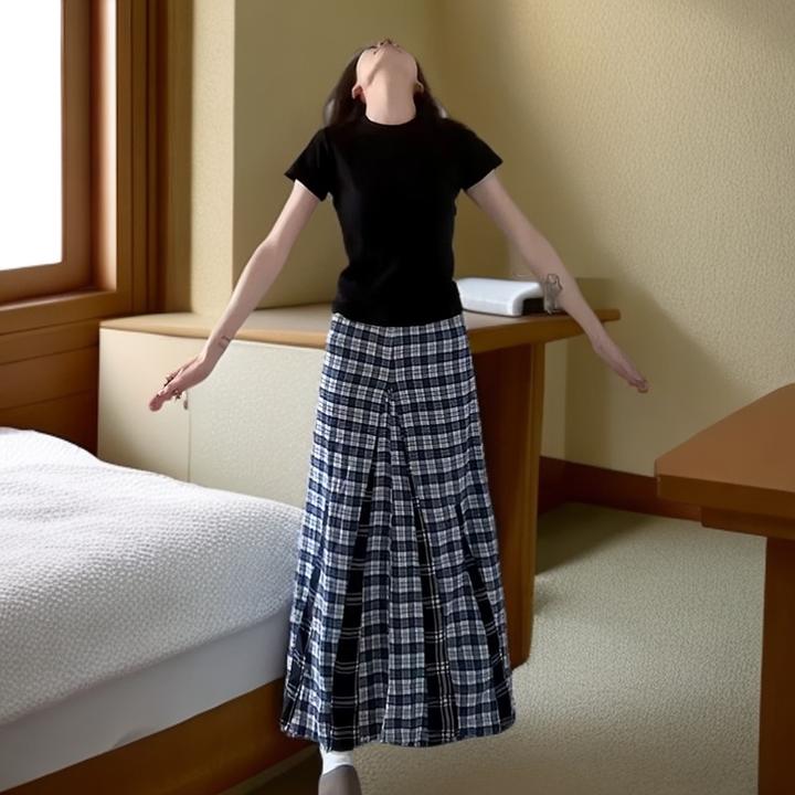 一整套ootd韩系高级感海边出游穿搭连衣裙套装春装女款2025年新款