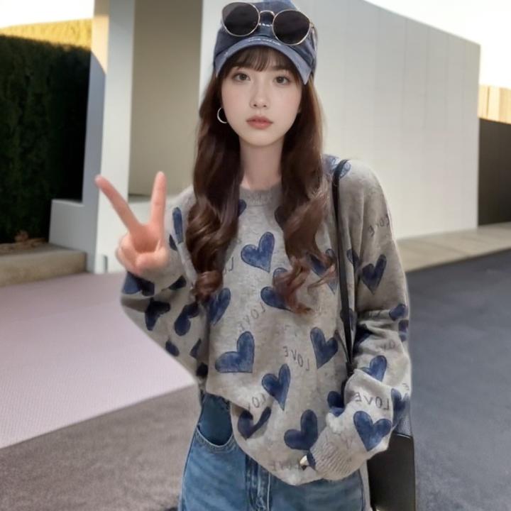 大码打底软糯毛衣女装秋冬新款洋气时尚长袖衫胖MM显瘦减龄上衣