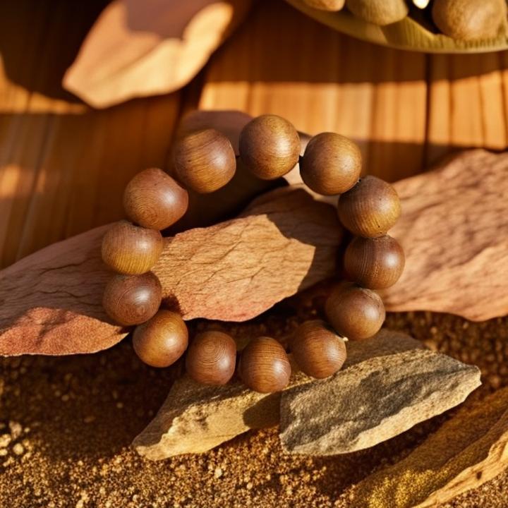 1.8越南土沉香手串原料加工