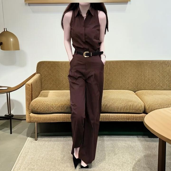 2025新款时尚洋气百搭气质显瘦套装网红高腰休闲夏季复古短袖复古