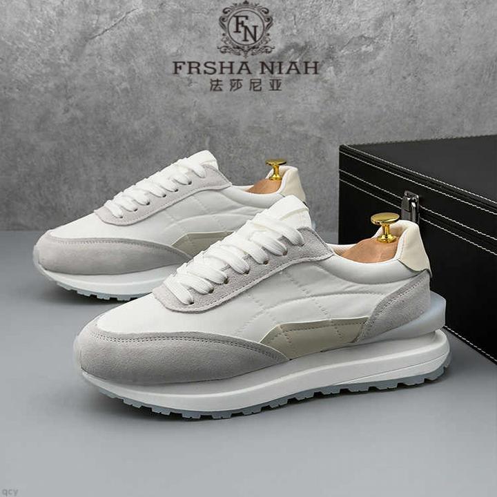 法莎尼亚休闲鞋男士2025春夏新款百搭潮流舒适透气时尚软底运动鞋