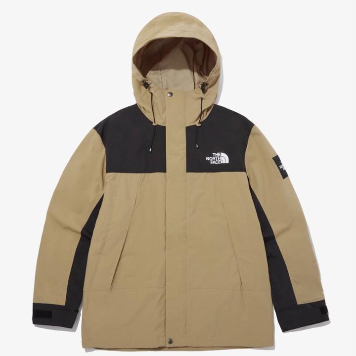 THE NORTH FACE/北面户外连帽防风冲锋衣外套男女同款刺绣logo