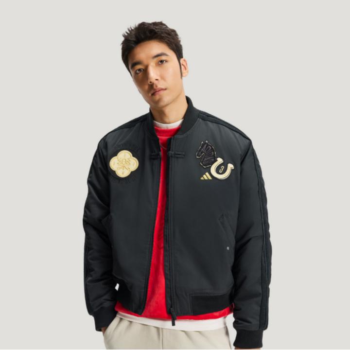 Adidas PADDED BOMBER 新年款飞行员挺阔休闲夹克外套 KQ5093 C