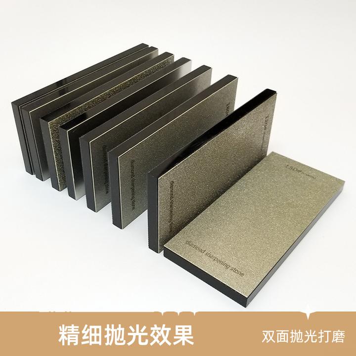 热卖单面金刚石砂磨刀石带防滑硅胶底座磨刀器开刃利器AC磨刀器