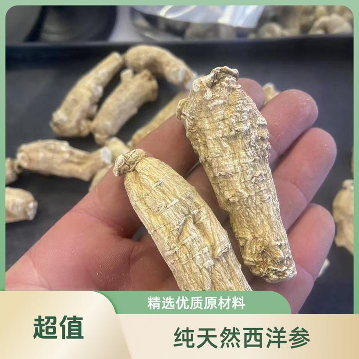 【加拿大西洋参】西洋参 10克足龄 参头 参味浓花旗参煲汤泡水