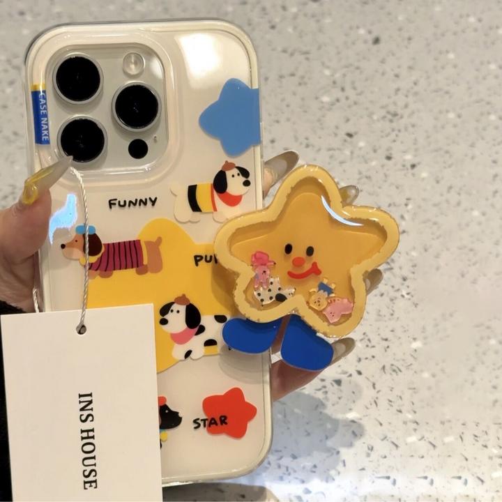 贝雷帽小狗适用苹果华为vivo小米oppo女款iphone15/16/14荣耀壳