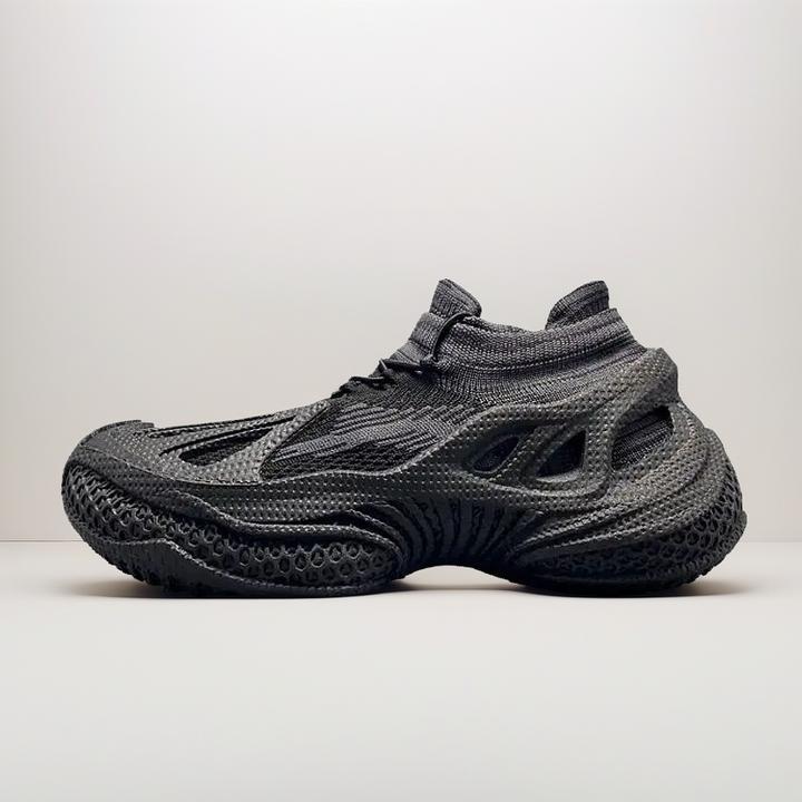 外贸专柜4D！打印飞织运动鞋舒适厚底时尚鞋履休闲潮流男鞋袜子鞋