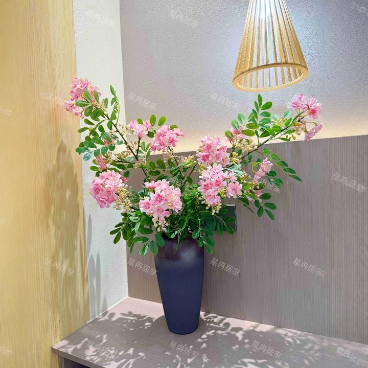 含笑花高品仿真花家居摆玄视客厅花卉含蓄端装饰仿真花高级感逼真