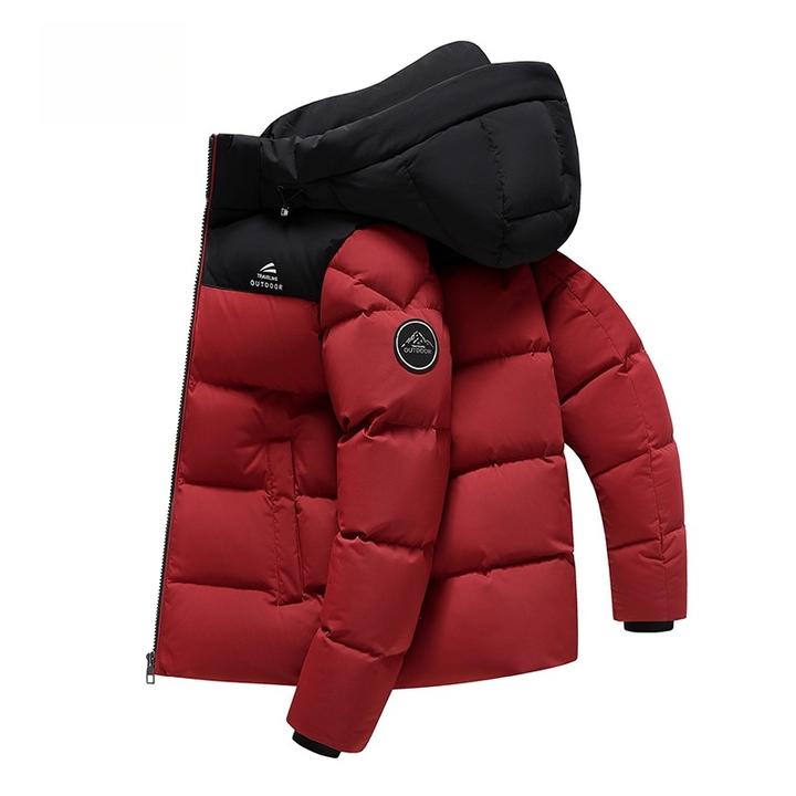 羽绒服男士冬季2025新款可拆卸帽加厚保暖户外防寒冬装极寒外套男