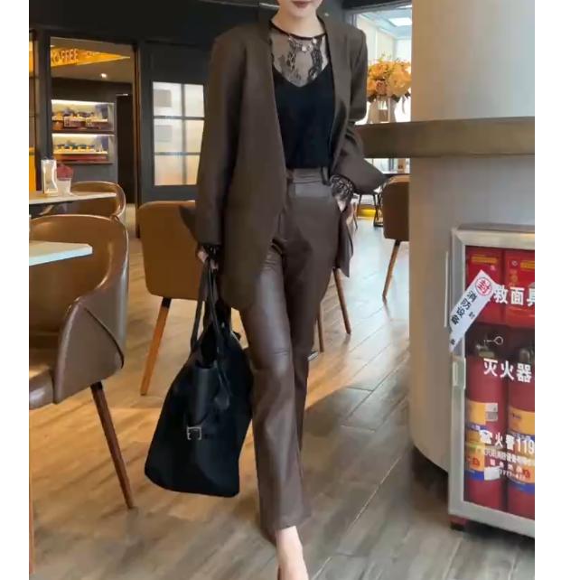 2024冬季新款时尚女装网红宽松棉服潮流爆款外套裤子女淘VF