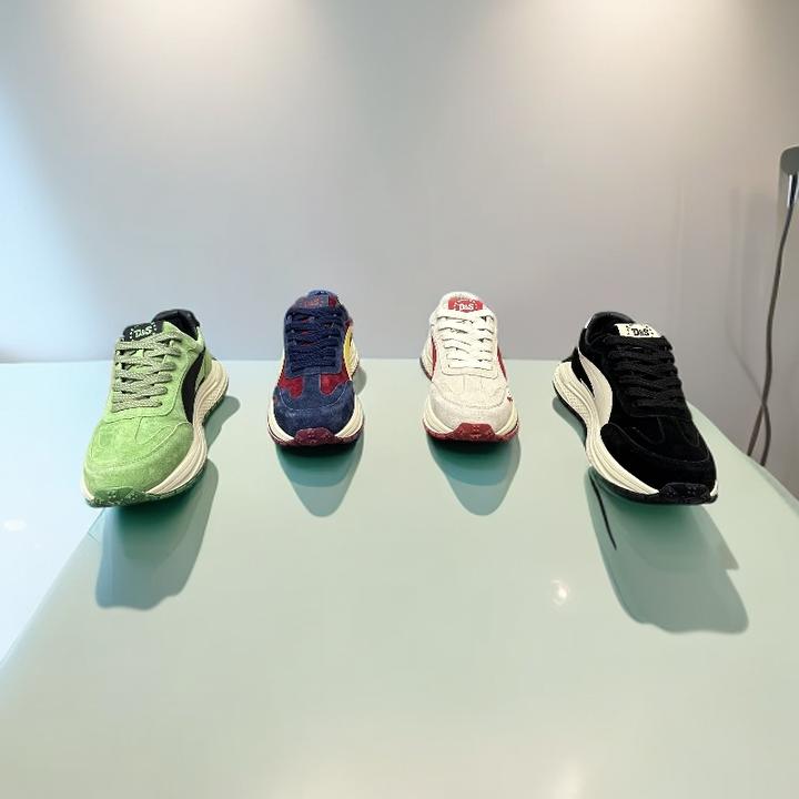 秋季新款百搭舒适系带磨砂皮低帮时尚休闲鞋男士运动鞋韩版潮流鞋