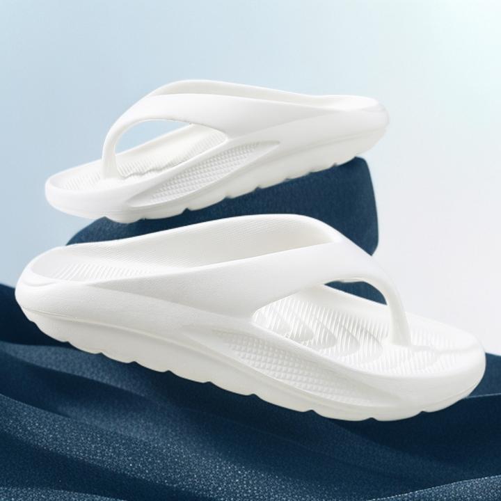 巴赛娜缇男士夏季新款外穿人字拖厚底踩屎感夹脚防滑耐磨室外拖鞋