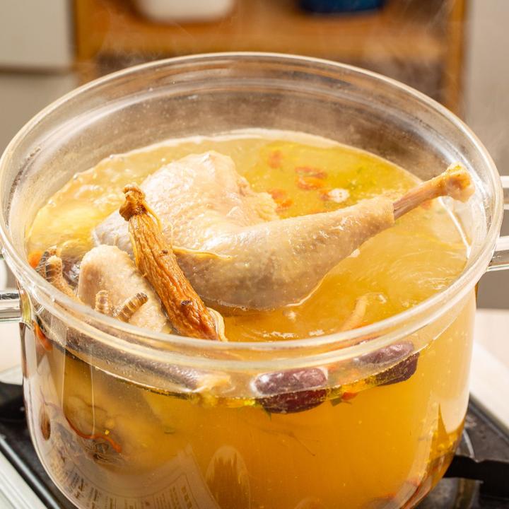 姥家煨老母鸡汤鲜鸡鲜煨8H小时熬煨国宴吊汤少油少盐