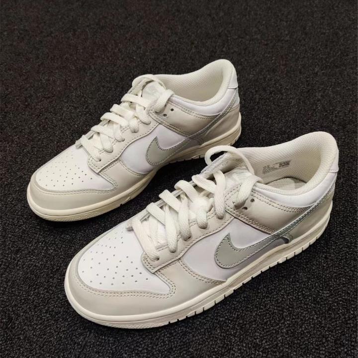 Nike耐克 DUNK LOW 女款低帮灰白色休闲板鞋运动篮球鞋官方正品