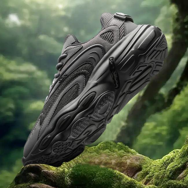 贵人鸟个性时尚百搭女生运动鞋复古轻便舒适跑步鞋透气情侣老爹鞋