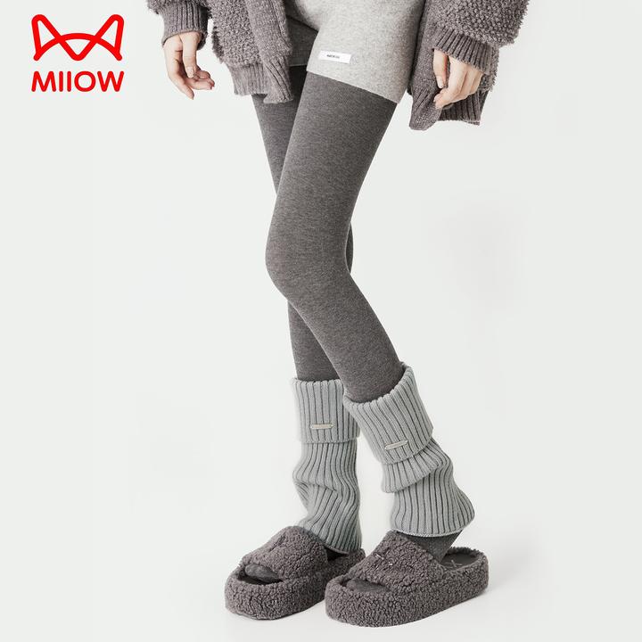 猫人袜套女秋冬款加厚保暖针织堆堆袜辣妹y2k防滑jk雪地靴小腿袜