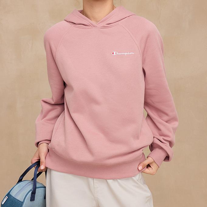 Champion【琥珀流光】冠军25年新款连帽卫衣女插肩袖上衣U5CSWSW052