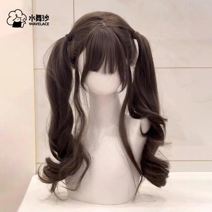 水舞沙萝莉双马尾假发Lolita少萝假发套自然无痕仿真整顶假发套式