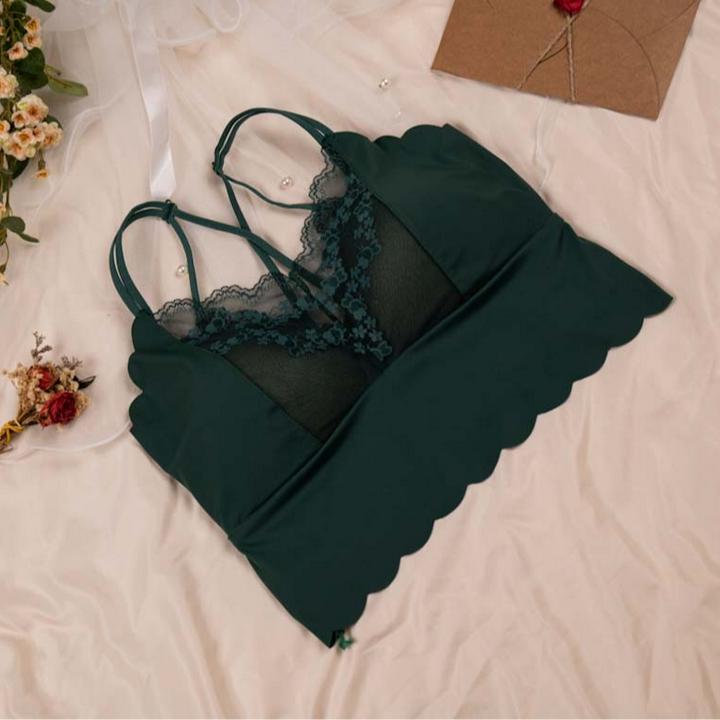 荣格格【90斤-200斤】大码女蕾丝性感微聚拢固定杯大码内衣女737