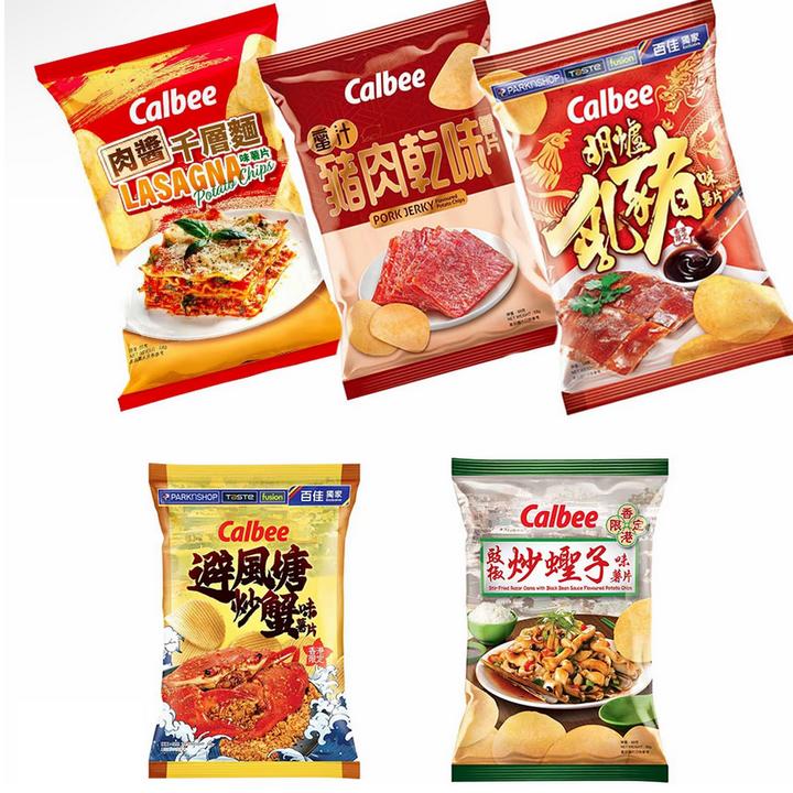 香港进口港版calbee卡乐比香港限定版原切薯片68g京东送货上门
