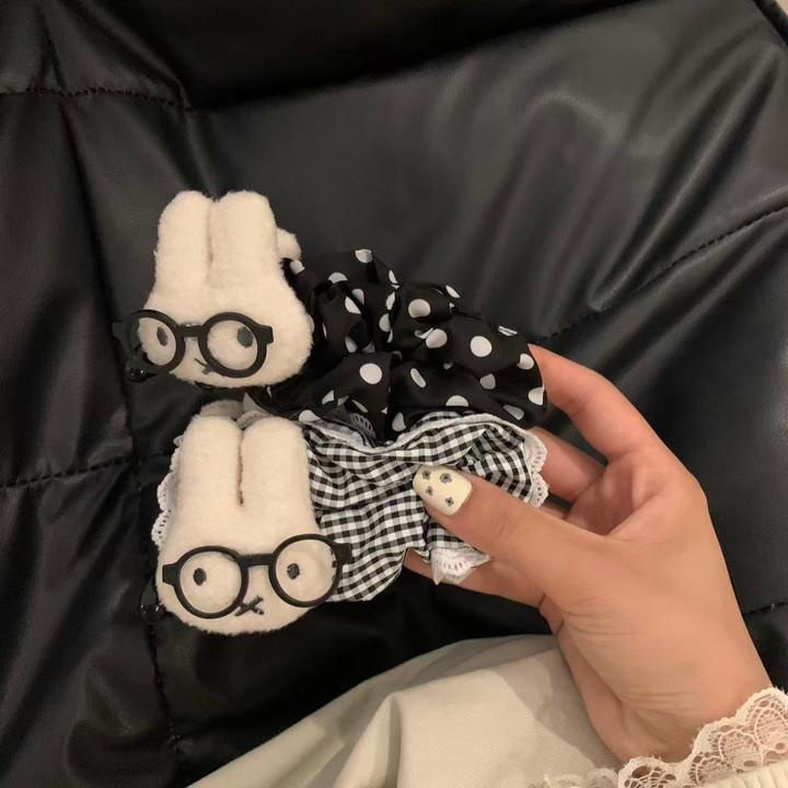 元气满满甜美少女心米菲兔香蕉夹高马尾氛围感韩版可爱风女饰品