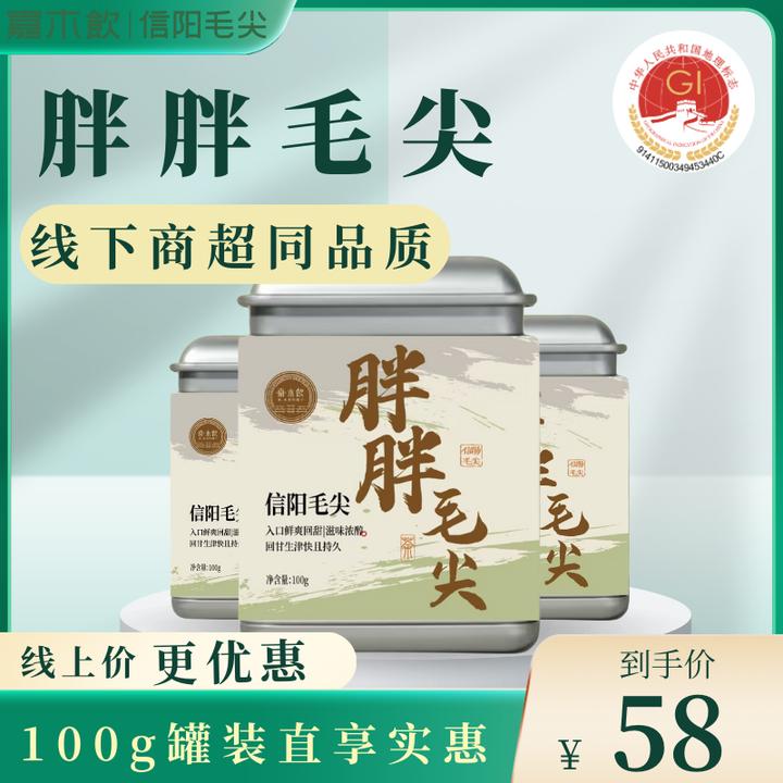 【胖胖毛尖】商超同款口粮信阳毛尖正宗2025浓香耐泡栗香新茶叶春茶