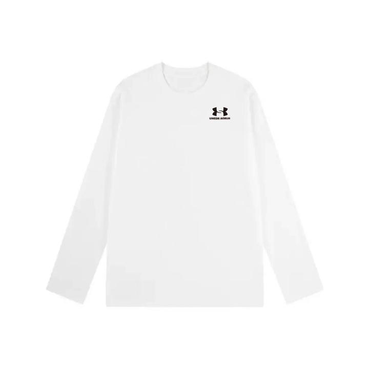 【硅胶图案】经典纯色长袖休闲百搭打底衫