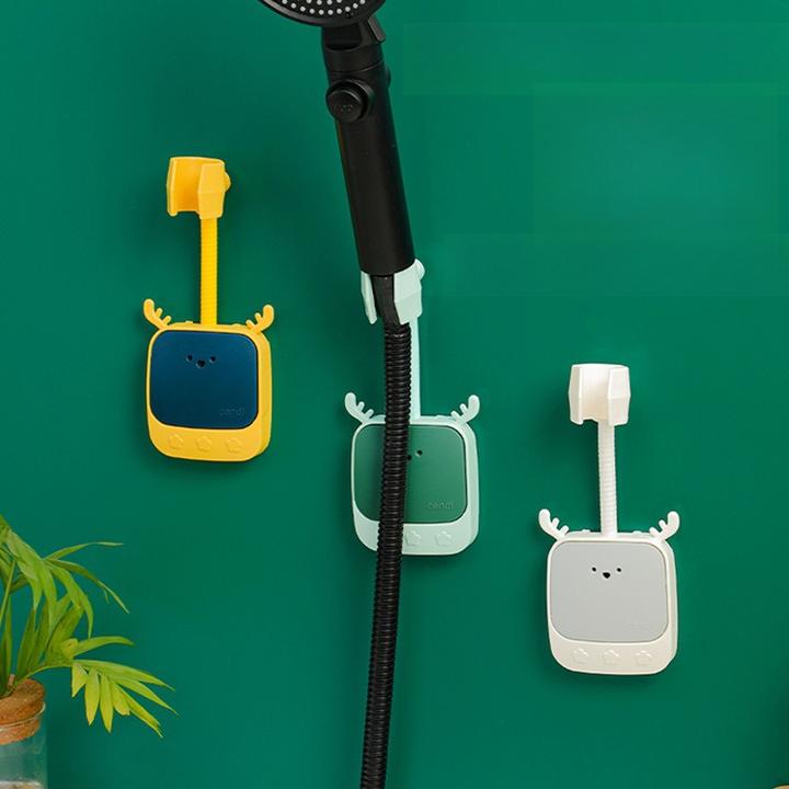 免打孔花洒支架固定座万向可调节莲蓬底座家用浴室喷头淋浴器支架